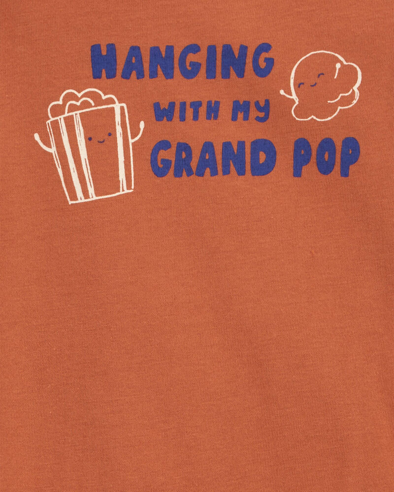 Baby Hanging With My Grand Pop Collectible Bodysuit, image 2 of 3 slides