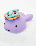 ZOO® Narwhal Ring Toss Baby Bath Toy, image 10 of 11 slides