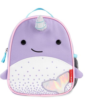 Zoo Mini Backpack with Safety Harness - Narwhal, 