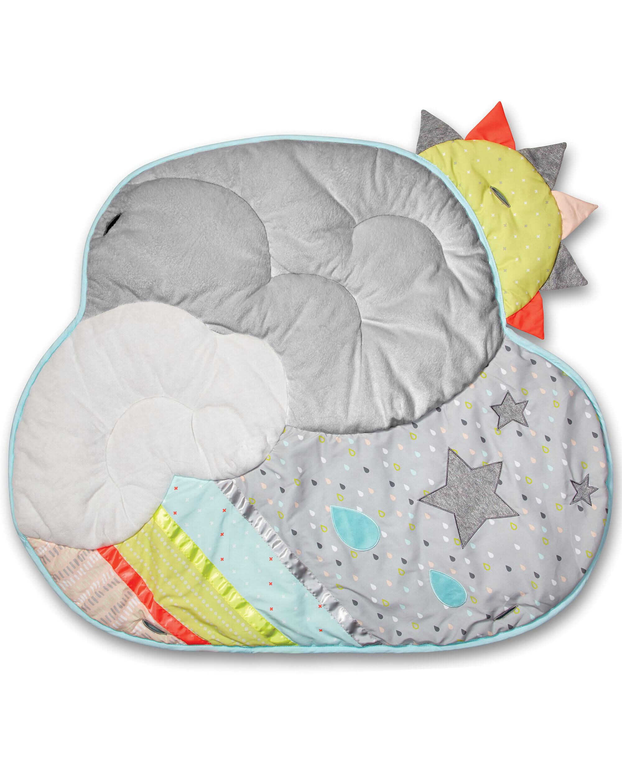 Grey Silver Lining Cloud Activity Gym skiphop