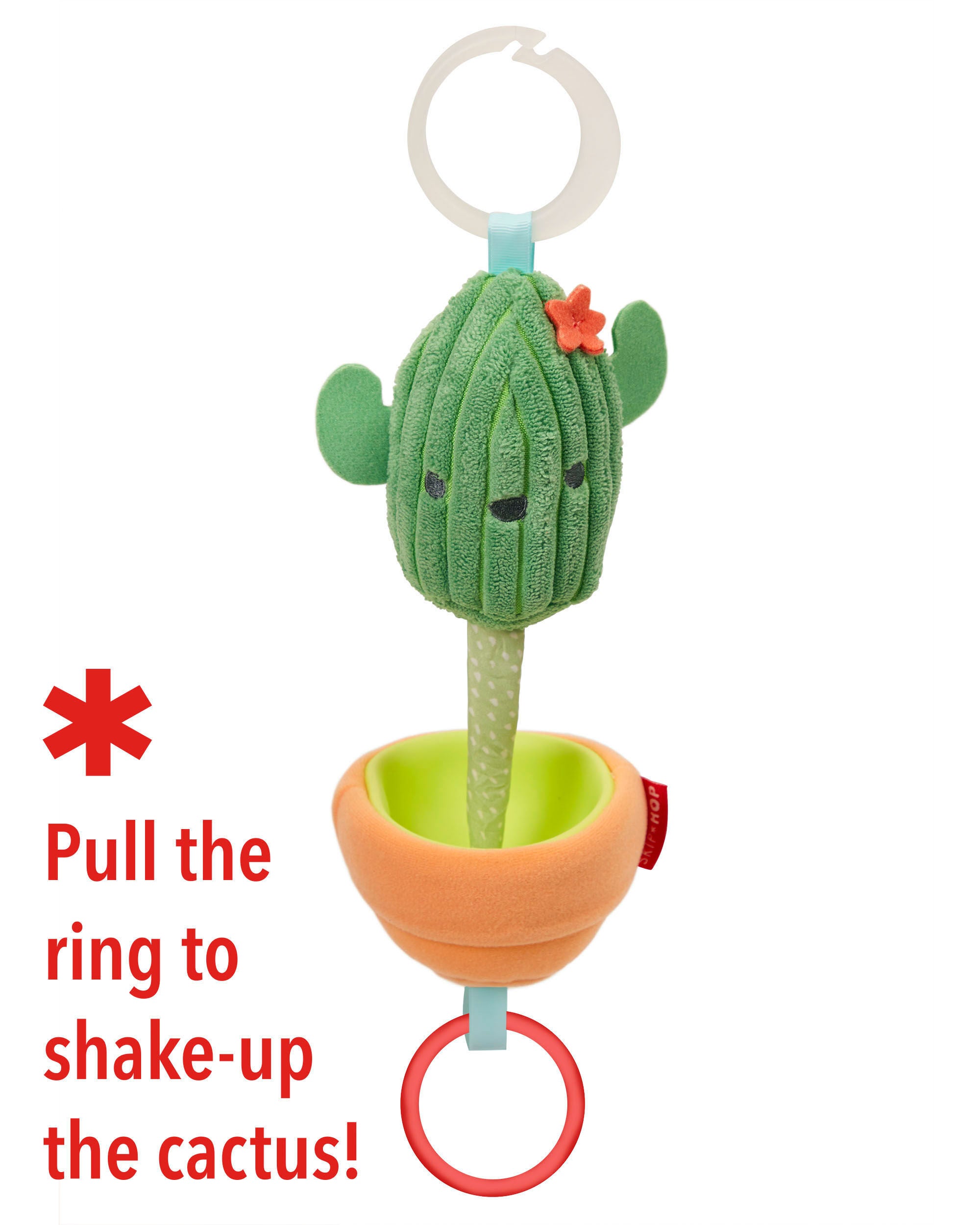 Baby Farmstand Jitter Cactus Stroller Toy, image 2 of 10 slides