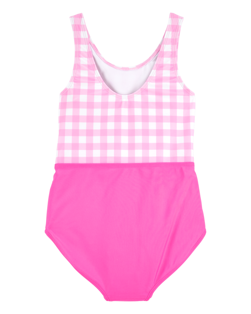 Kid Barbie 1-Piece Swimsuit, image 2 of 3 slides