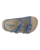 Toddler Denim Sandals - Blue, image 4 of 7 slides