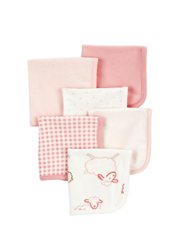 Baby 6-Pack Wash Cloths, 