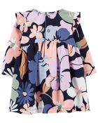 Baby Floral Fleece Dress, image 2 of 5 slides