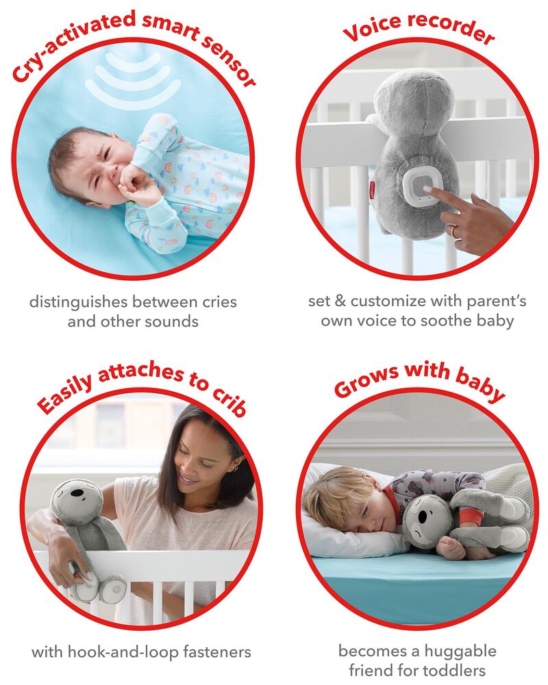 Cry-Activated Soother - Sloth, image 3 of 9 slides