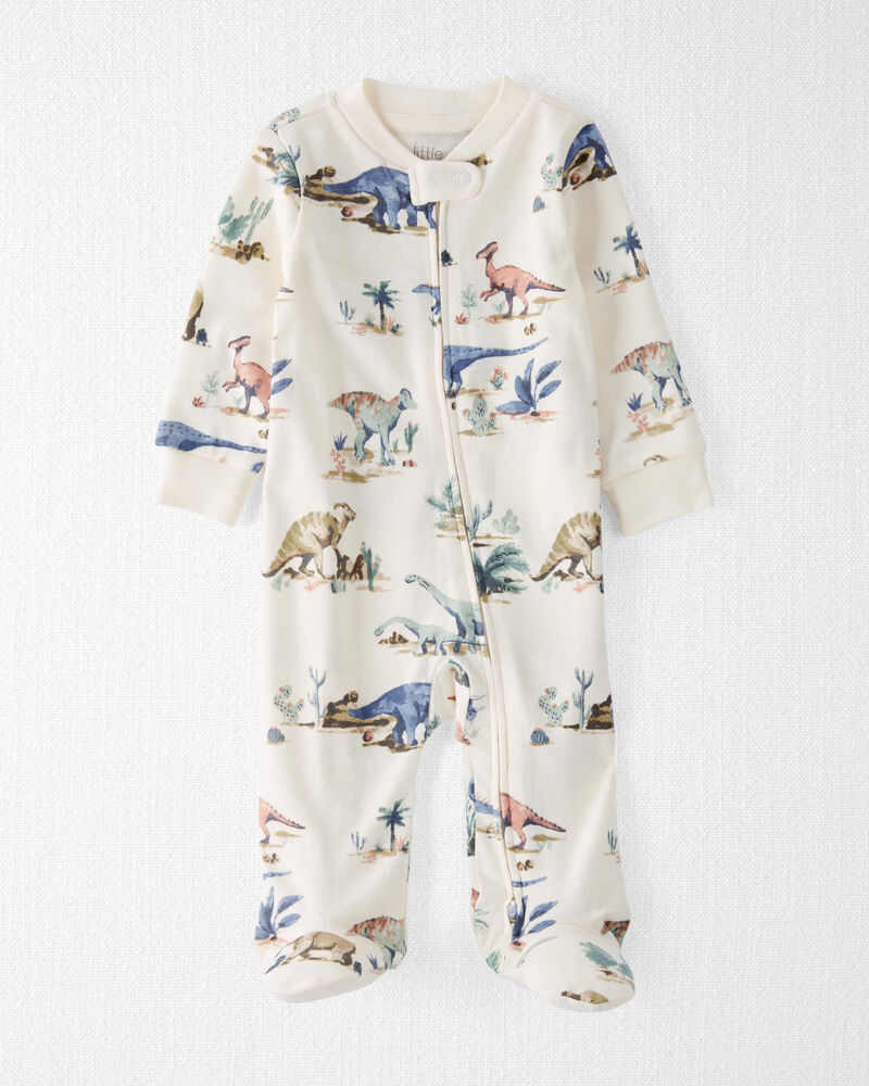 Baby Organic Cotton Sleep & Play Pajamas , image 1 of 6 slides