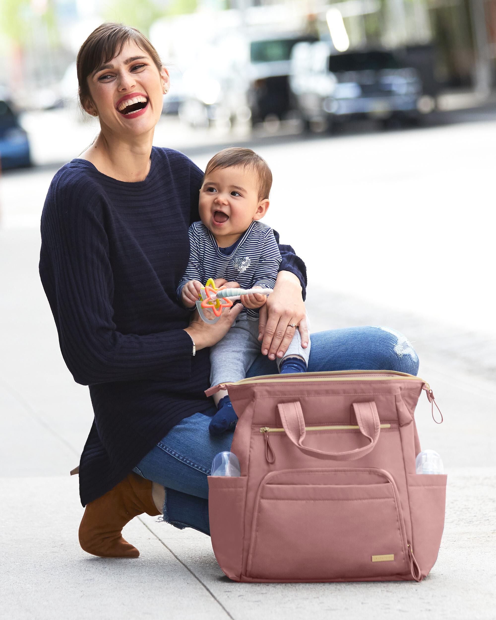 skip hop rose diaper bag