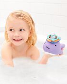 ZOO® Narwhal Ring Toss Baby Bath Toy, image 5 of 11 slides