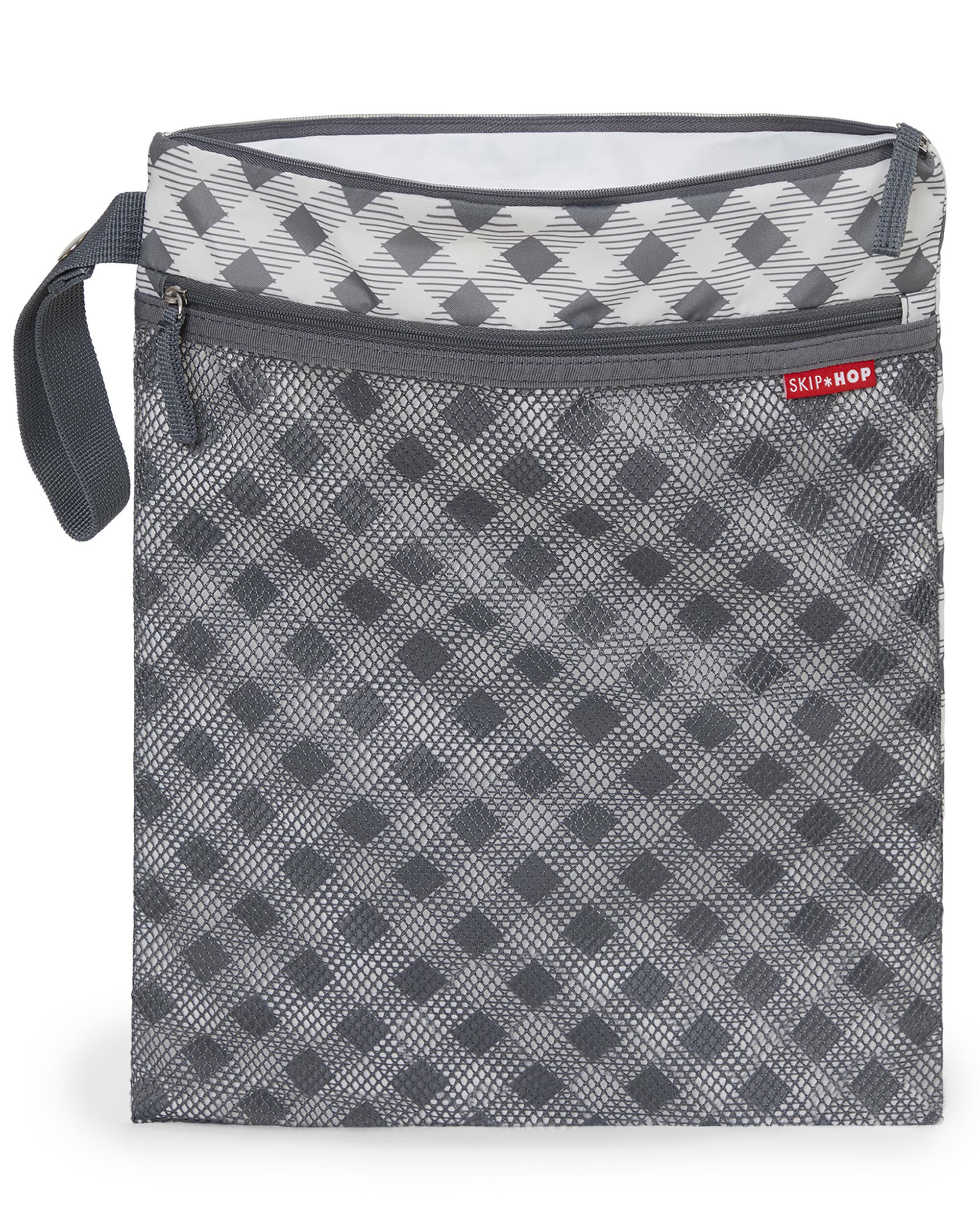 Gingham Grab Go Wet Dry Bag skiphop