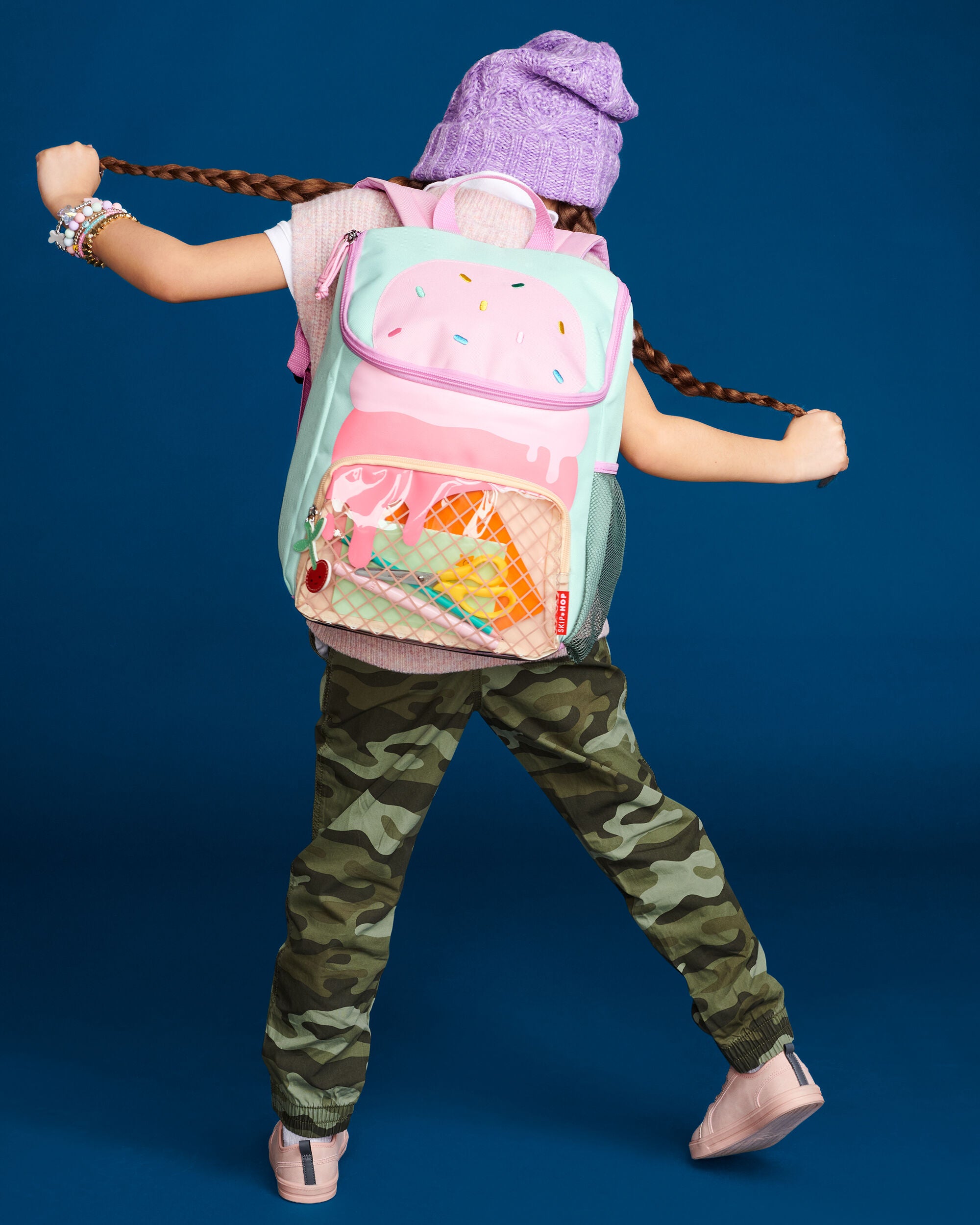 Spark Style Big Kid Backpack - Ice Cream, image 5 of 6 slides