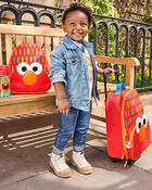 Sesame Street Toddler Kids Carry-On Rolling Luggage - Elmo, image 2 of 7 slides