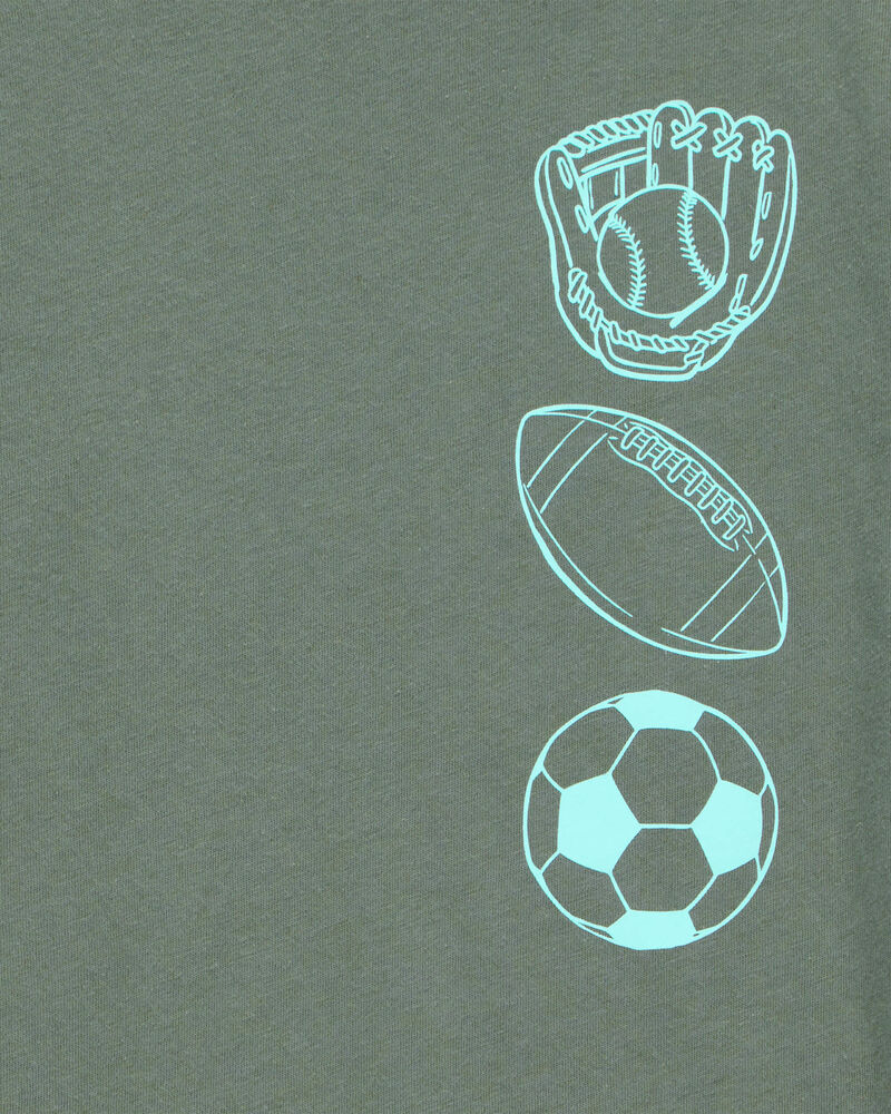 Kid Sports MVP Graphic Tee - Olive, image 3 of 5 slides
