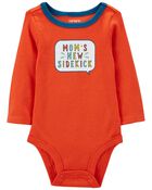 Baby 'Mom's Sidekick' Long-Sleeve Bodysuit, image 1 of 3 slides