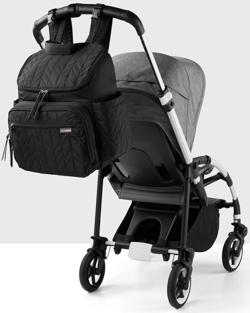Forma Backpack Diaper Bag - Black, image 7 of 10 slides