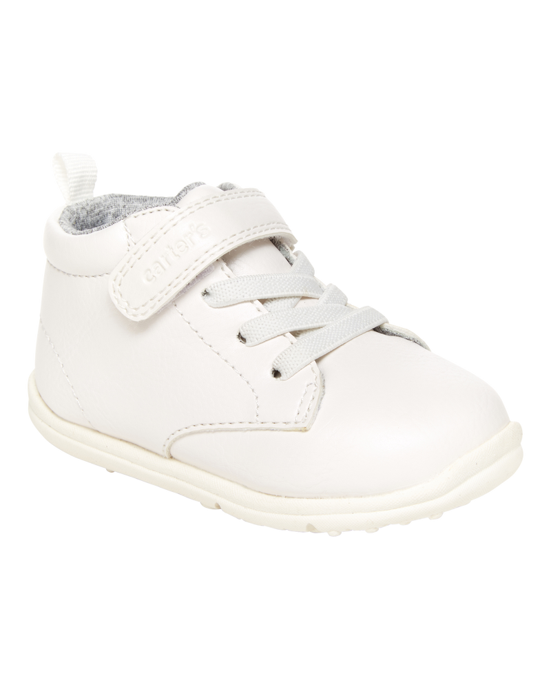 Every Step® First Walker High-Top Sneakers - White, image 1 of 6 slides