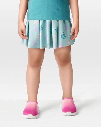 Toddler Sea Creature Print Active Pull-On Skort, 