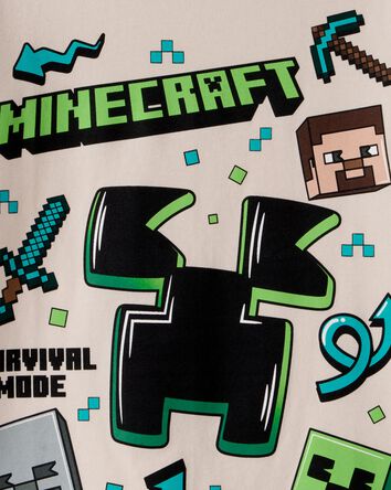 Kid Minecraft® Short-Sleeve Graphic Tee - Tan, 
