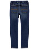Kid Pull-On Knit Denim Pants, image 2 of 4 slides