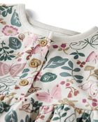 Baby Organic Cotton Butterfly-Print Pocket Dress, image 5 of 6 slides