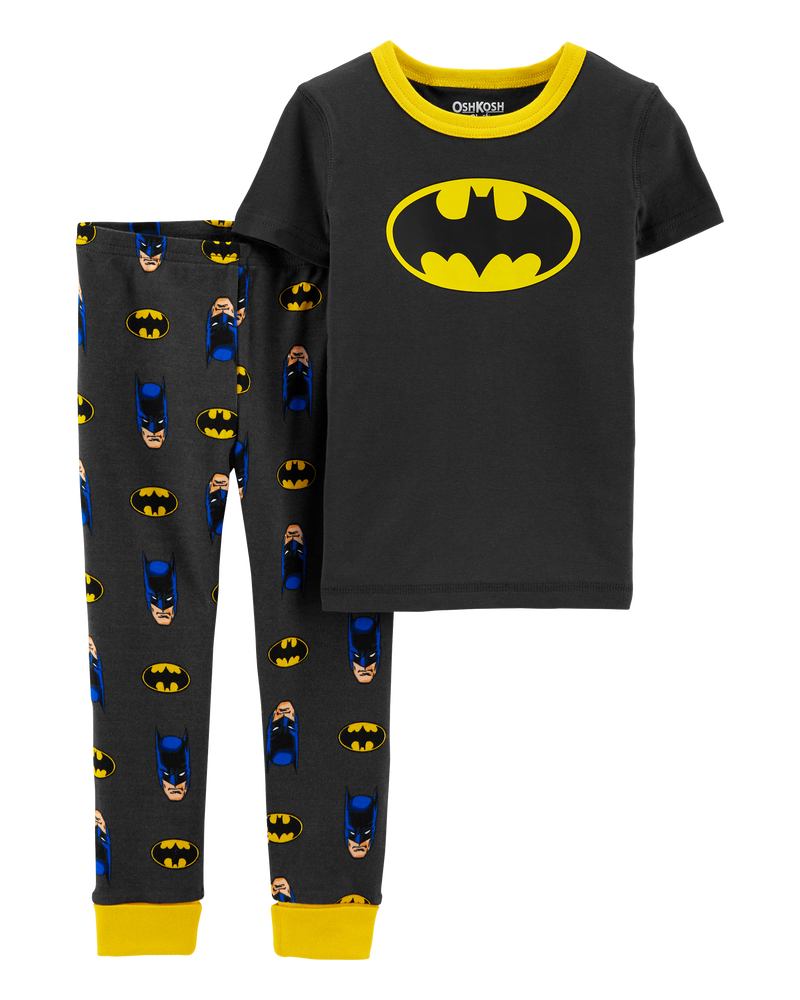 Toddler 2-Piece Batman™ 100% Snug Fit Cotton Pajamas, image 1 of 3 slides