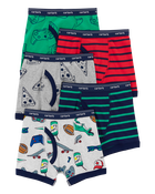 5-Pack Cotton Boxer Briefs Underwear, image 1 of 2 slides