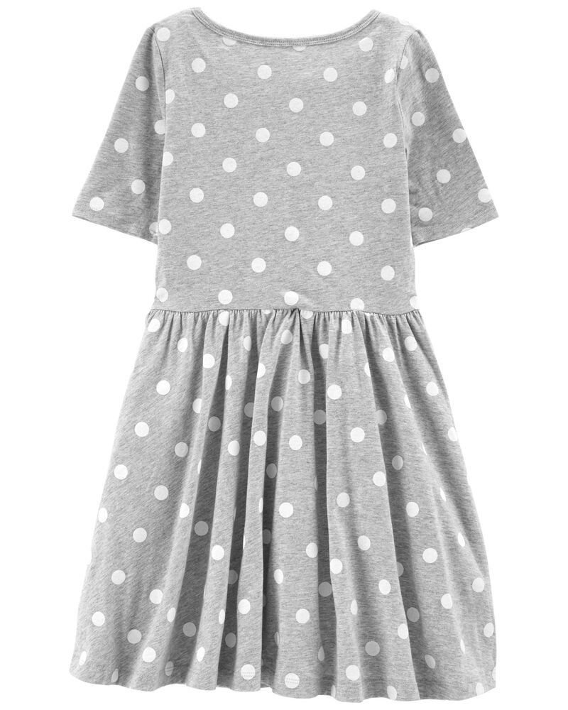 Kid Polka Dot Twirl Dress, image 2 of 4 slides