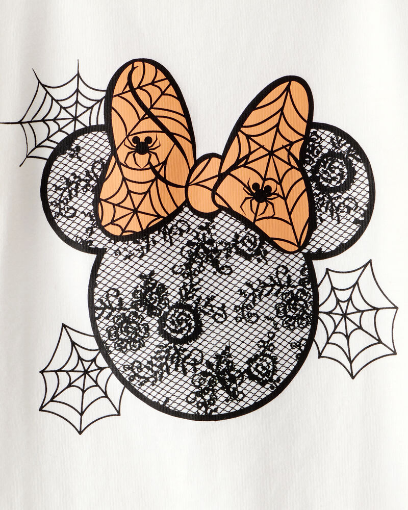 Toddler Disney© Minnie Mouse Halloween Short-Sleeve Graphic Tee - Ivory, image 2 of 2 slides