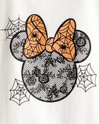 Toddler Disney© Minnie Mouse Halloween Short-Sleeve Graphic Tee - Ivory, image 2 of 2 slides