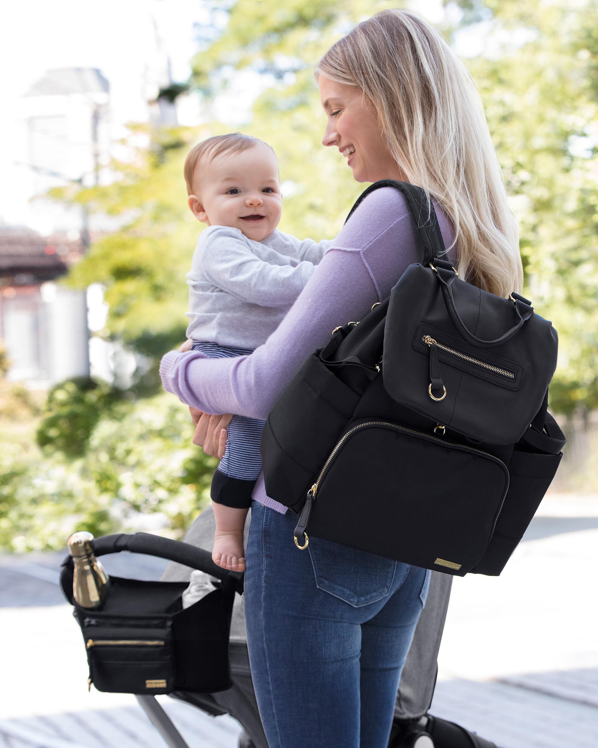 skip hop luxe stroller organizer