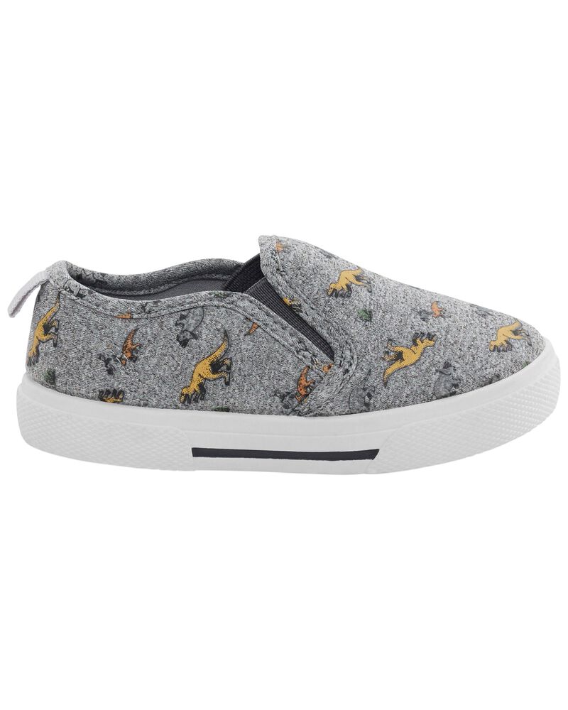 Toddler Dinosaur Slip-On Sneakers, image 2 of 7 slides