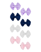 8-Pack Bow Hair Clips, image 1 of 2 slides