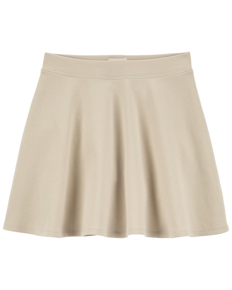 Kid Ponte Knit Uniform Skort, image 1 of 3 slides