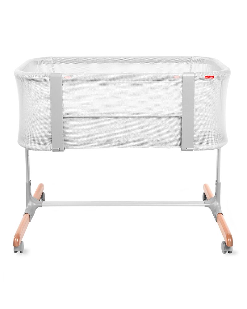 Cozy-Up 2-in-1 Bedside Sleeper & Bassinet Fitted Sheet - Grey Clouds, image 13 of 17 slides