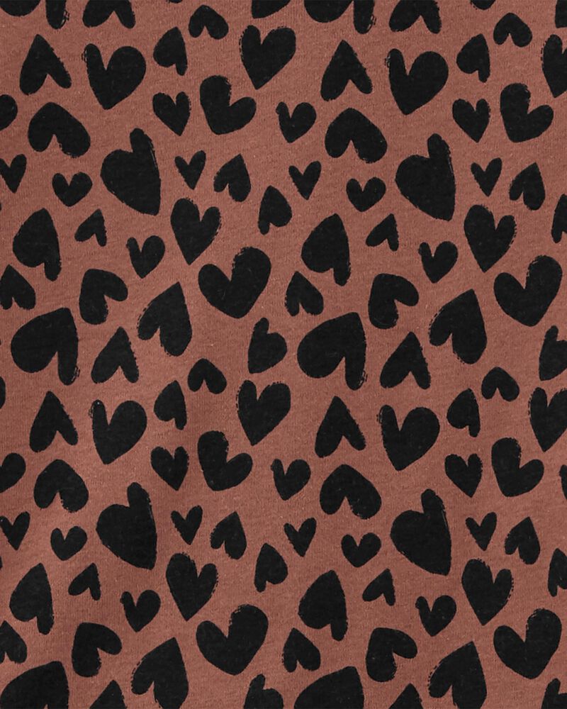 Kid 4-Piece Hearts 100% Snug Fit Cotton Pajamas, image 2 of 4 slides