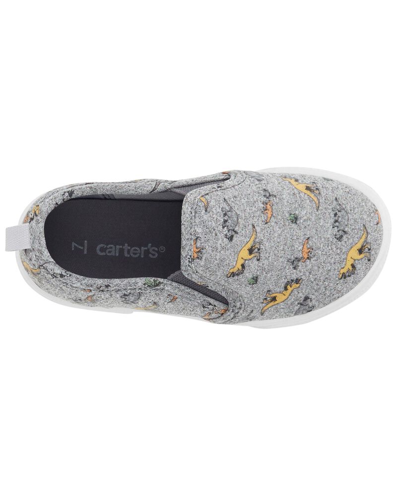 Toddler Dinosaur Slip-On Sneakers, image 4 of 7 slides