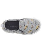 Toddler Dinosaur Slip-On Sneakers, image 4 of 7 slides