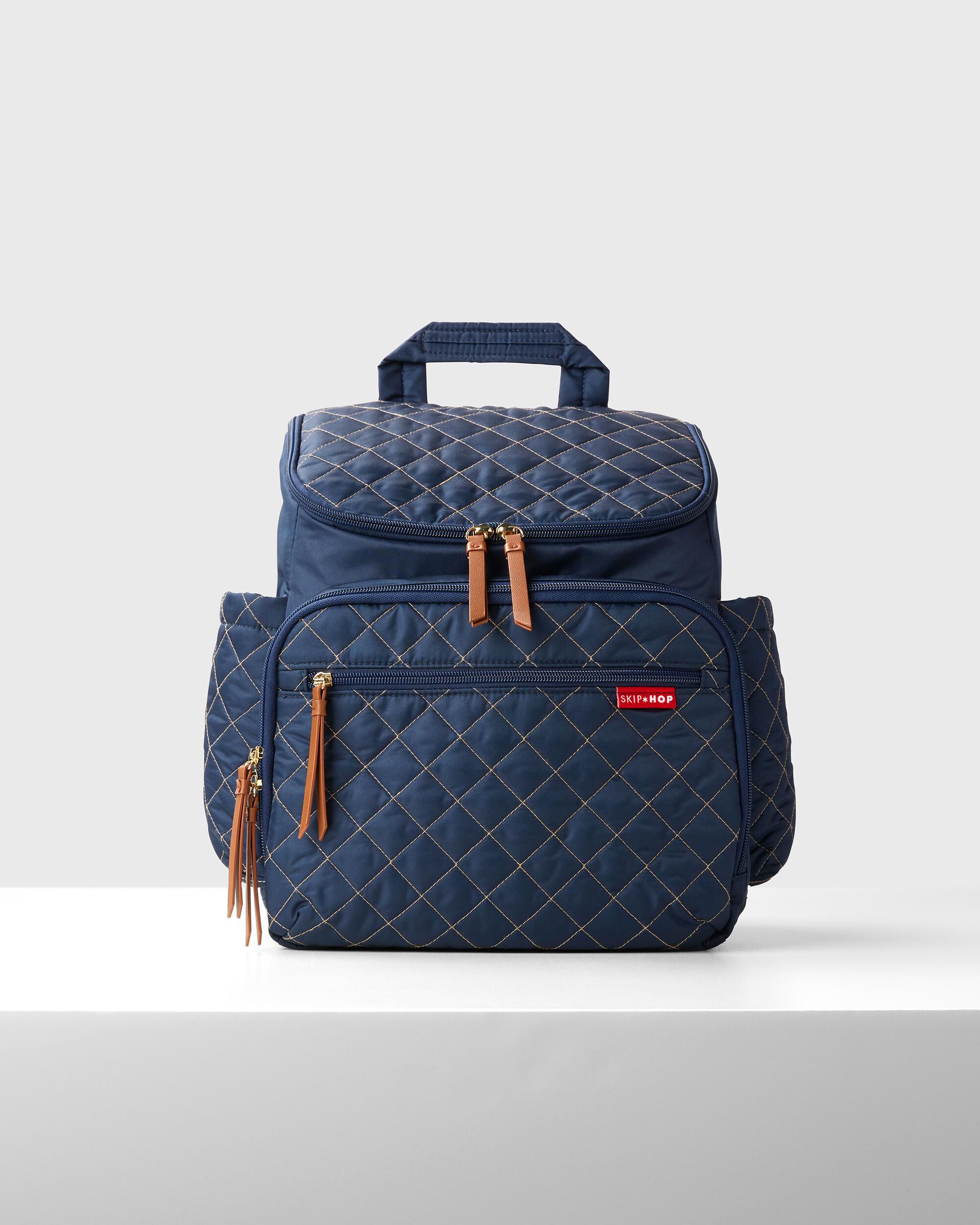 Blue diaper backpack clearance