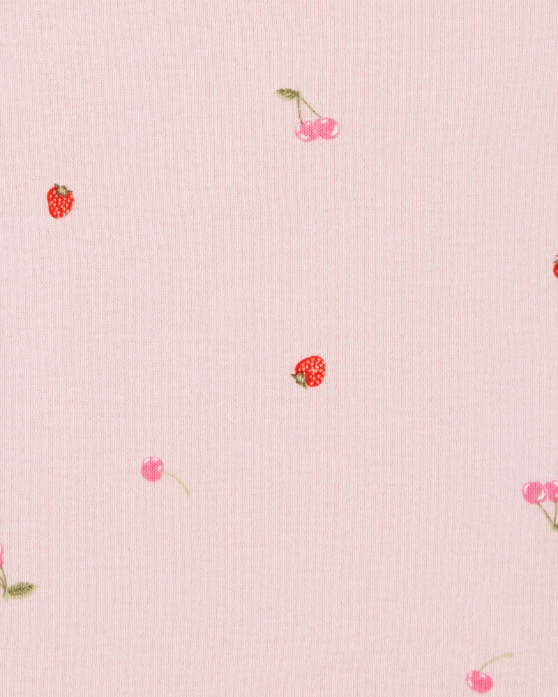 Baby 3-Piece Cherry Chambray Little Short Set, image 2 of 4 slides