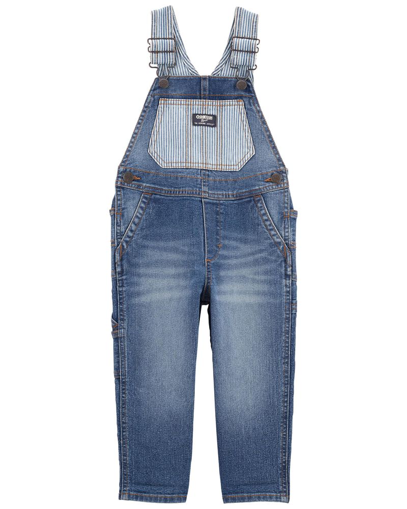 Toddler Favorite Overalls: Hickory Stripe Remix, image 1 of 4 slides