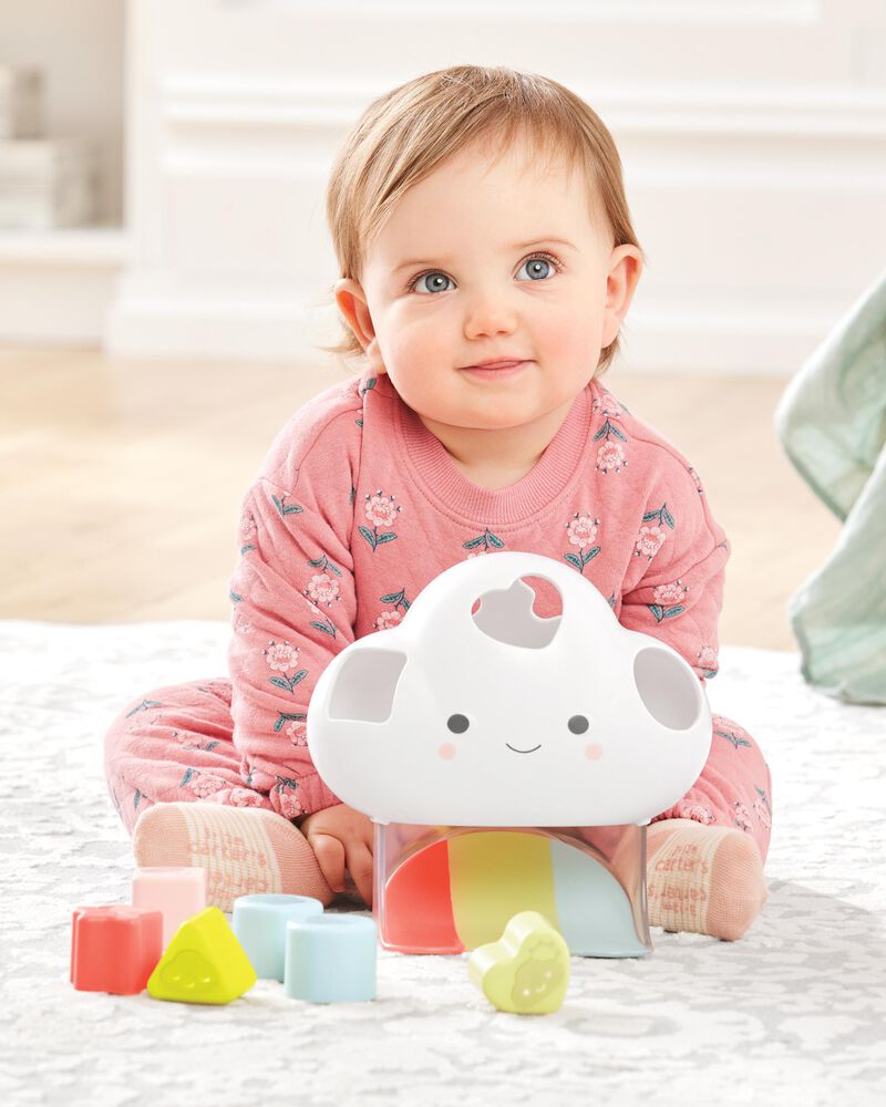 Silver Lining Cloud Feelings Shape Sorter Baby Toy, image 13 of 15 slides