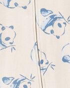 Baby Panda 2-Piece Sleep & Play Pajamas and Cap Set, image 3 of 4 slides