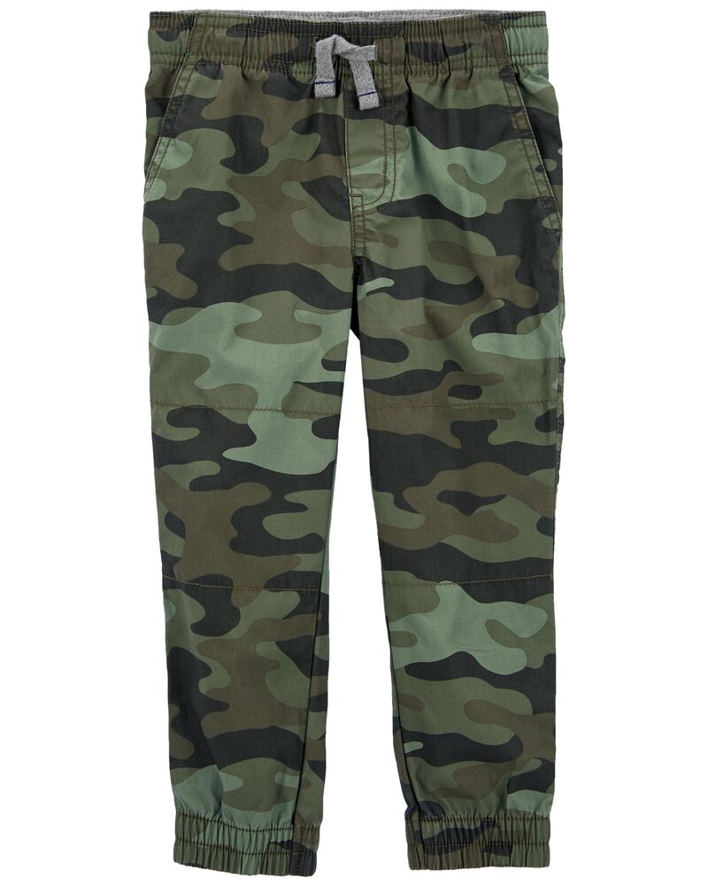 Toddler Camo Everyday Pull-On Pants, image 1 of 3 slides