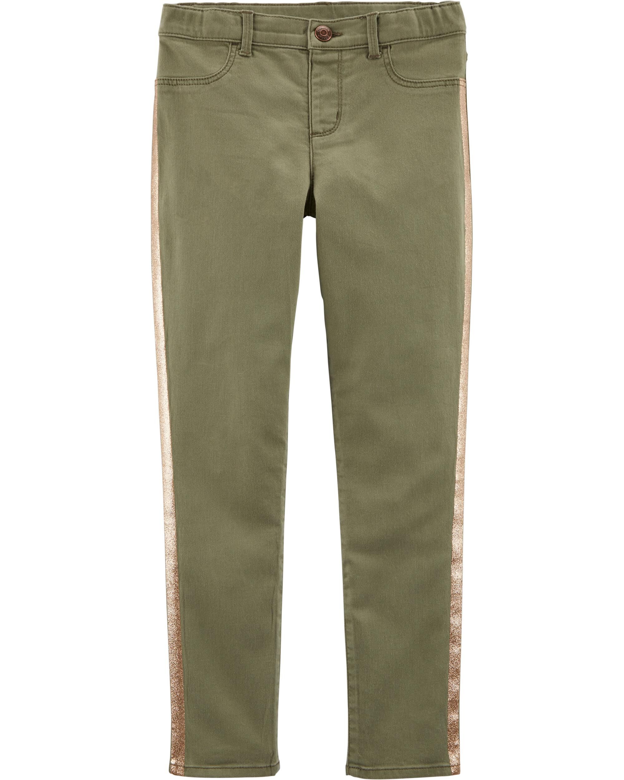 twill jeggings