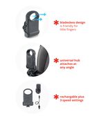 Stroll & Connect Bladeless Stroller Fan, image 3 of 8 slides