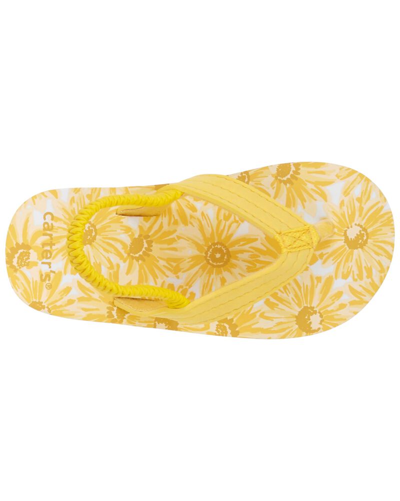 Sunflower Flip Flops, image 3 of 4 slides