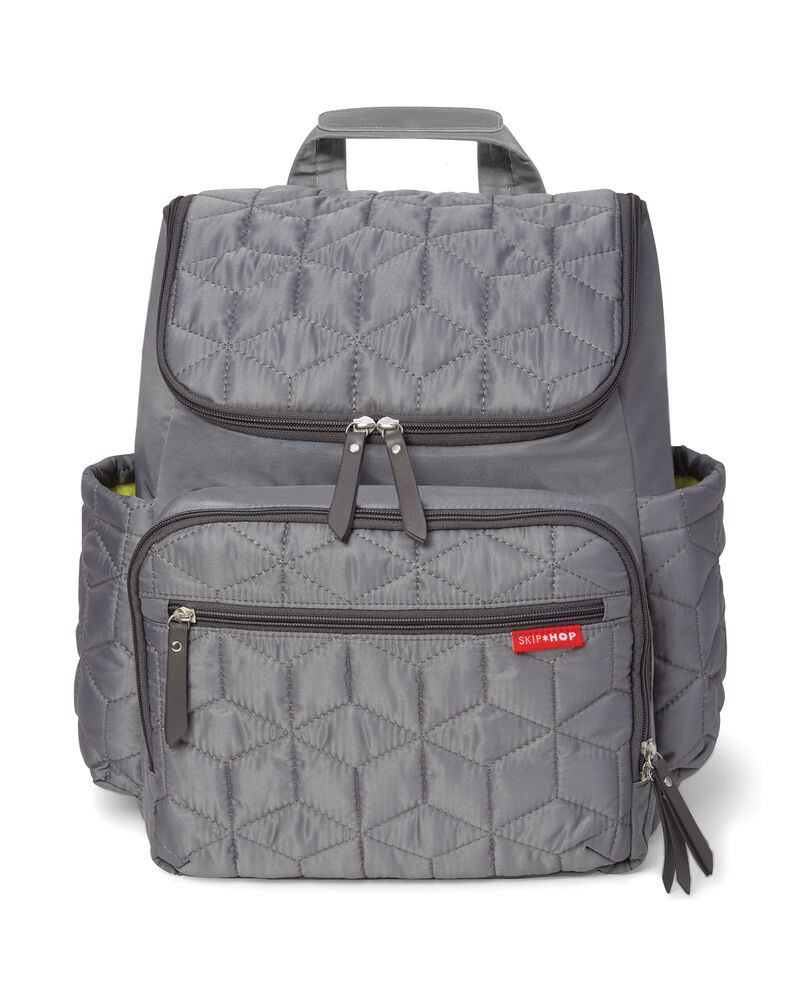Skip Hop Forma Backpack Changing Bag Grey Feather