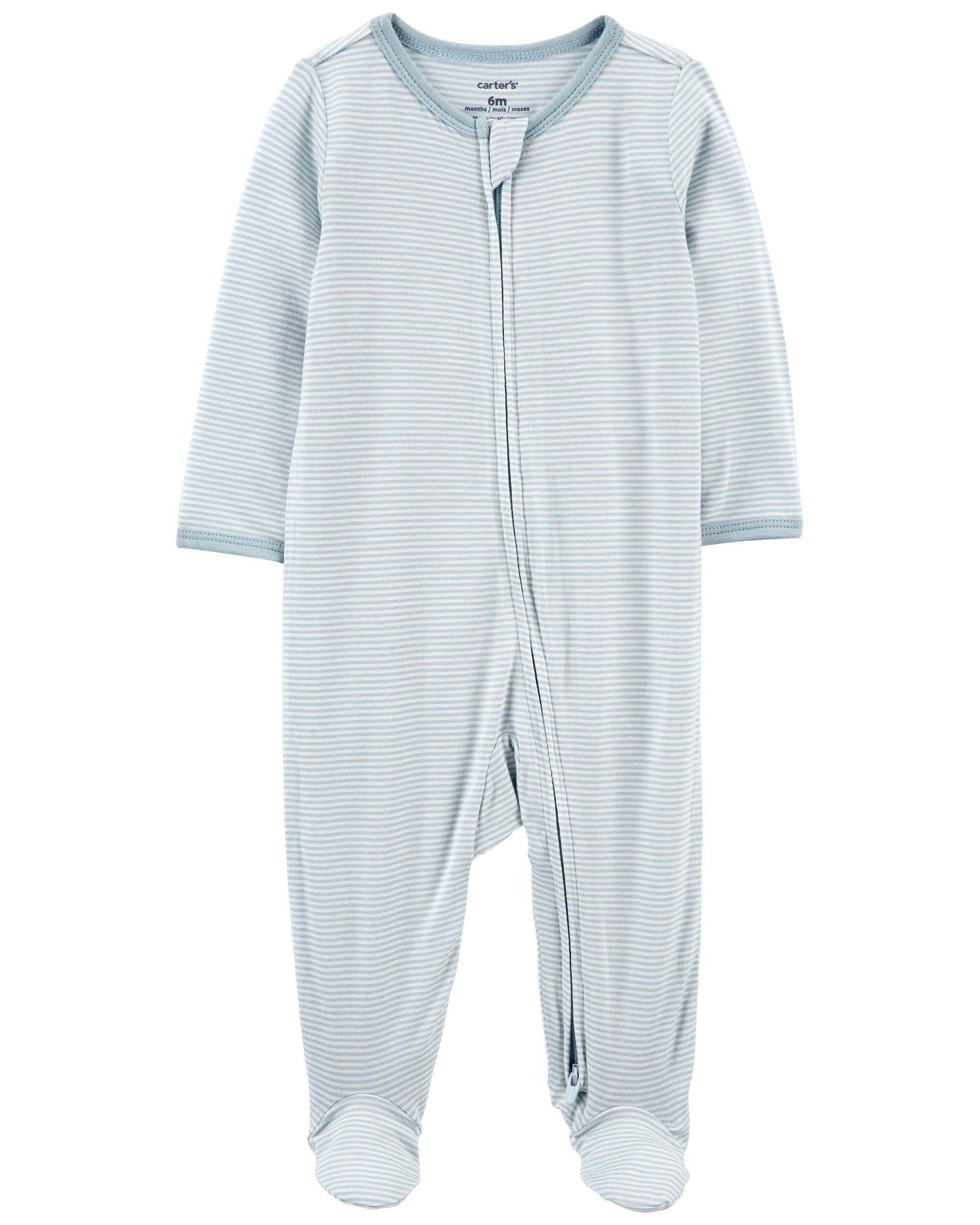 Zip up pyjamas best sale baby