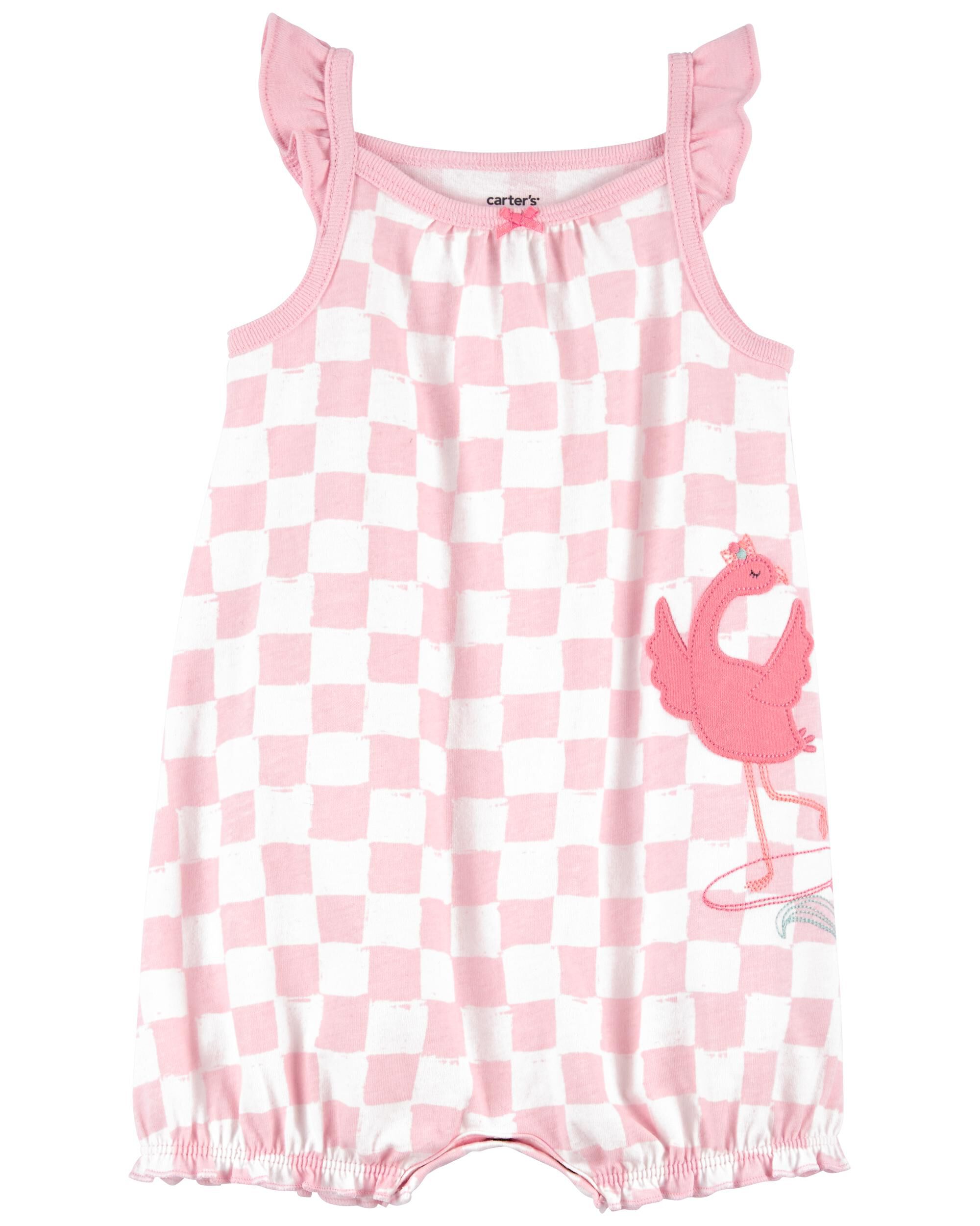 Baby girl flamingo discount romper