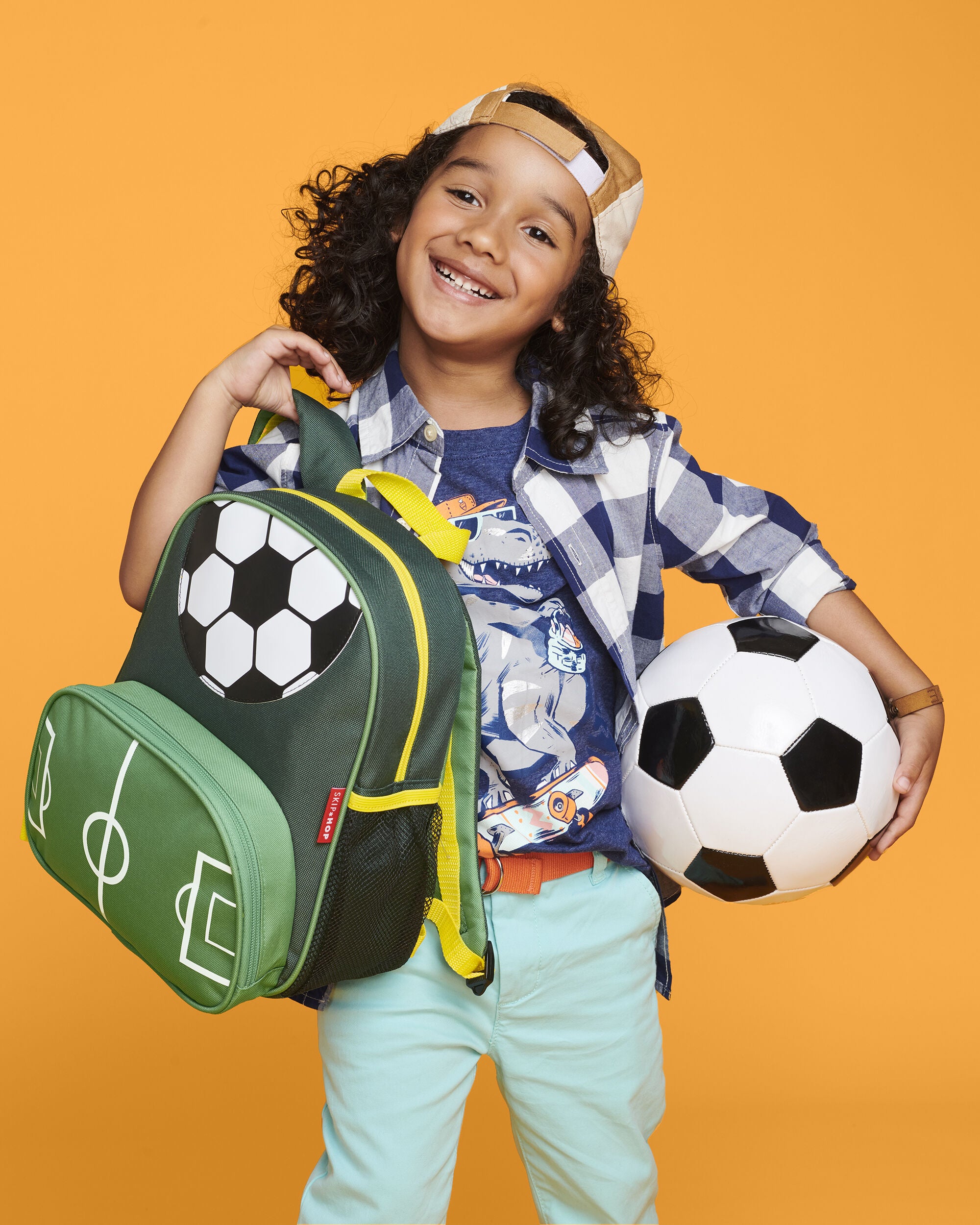 Spark Style Little Kid Backpack - Soccer, image 5 of 6 slides